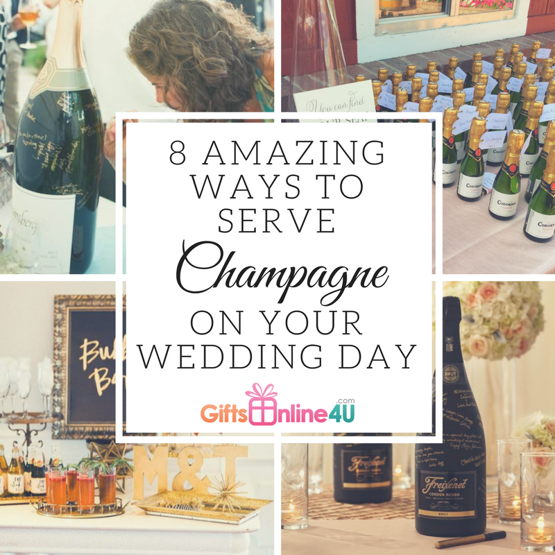 Mini Wedding Bubbles Champagne Bottle Souvenir Keepsake
